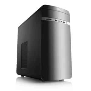 CSL Orion anthrazit inkl. Cardreader (SD / SDHC / SDXC) – Gehäuse für Aufrüst-PC