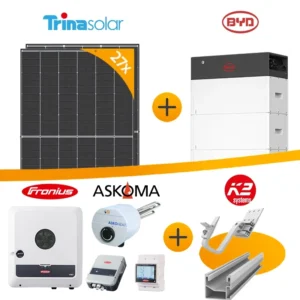 PV system product illustration — view 1
