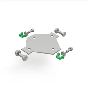 Schletter rails cross connector M10 M8 — view 1