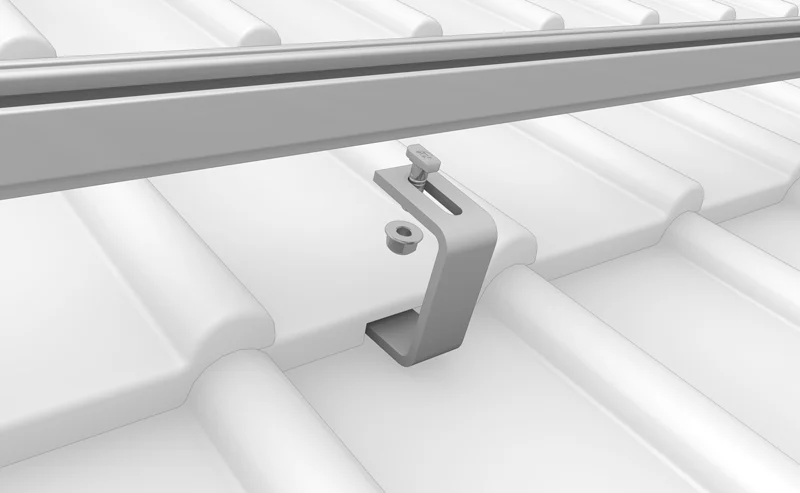 K2 Systems Dachhaken für Pfannenziegel H47/134 30x6 — Ansicht 2