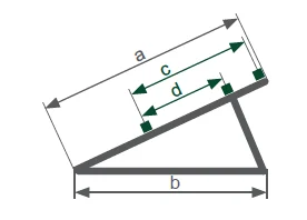 Schletter flat-roof support Light - 30 degrees — view 3