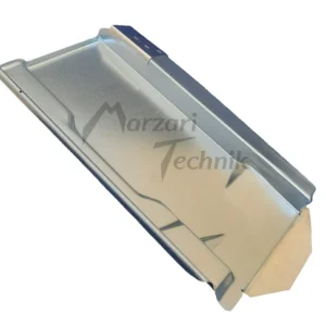 Marzari metal replacement roof plate clay galvanised MTP-T260-VZ — view 1