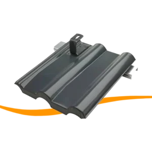 Lehmann roof module support I Braas Frankfurter Pfanne I anthracite — view 1