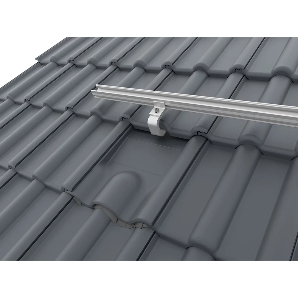 K2 Systems 4Tile metal replacement roof tile grey — view 2
