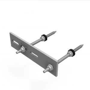 Schletter double corrugated-roof fixing set 10x200 — view 1