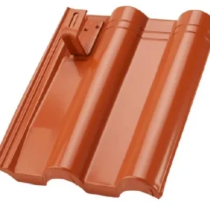 Lehmann roof module support I Creaton Heidelberger I tile red — view 1