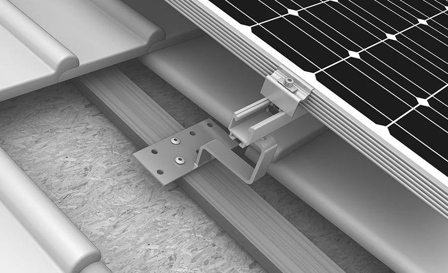 K2 Systems Dachhaken für Pfannenziegel H47/134 30x6 — Ansicht 3