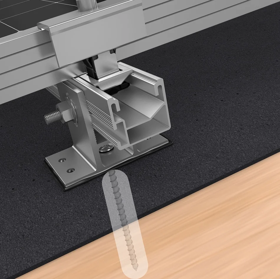K2 Systems SingleRail SpliceFoot für Bitumen-Eindeckung — Ansicht 3