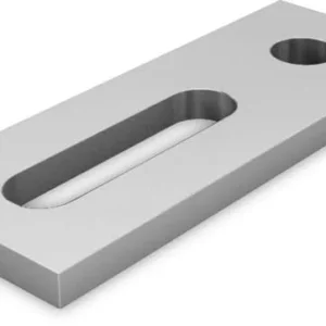 K2 Systems stainless-steel adapter plate for M10 — view 1