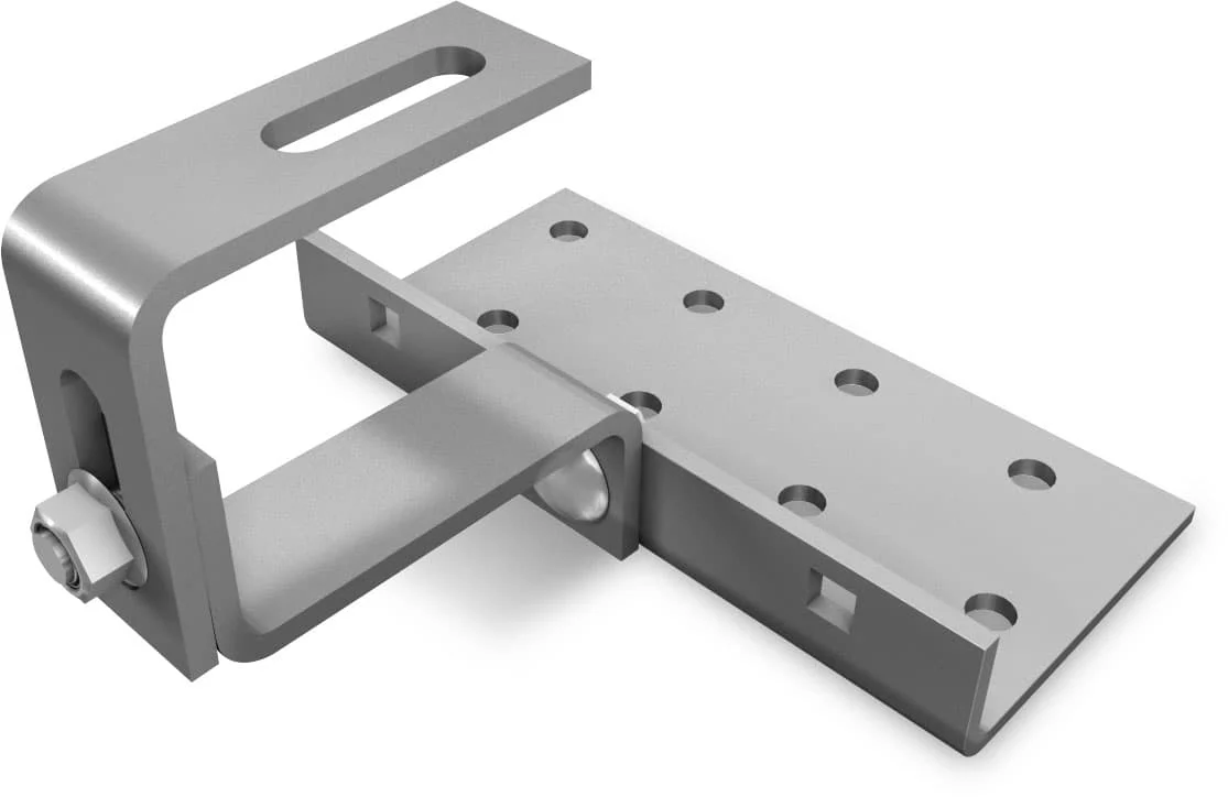 K2 Systems jumta āķis SolidHook Vario 2 paredzēts profilētie dakstiņi — skats 1
