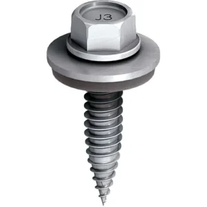 Schletter thin-sheet screw 5.5 x 25 A2 with sealing washer — view 1