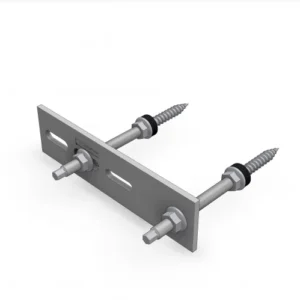 Schletter double corrugated-roof fixing set 12x200 — view 1