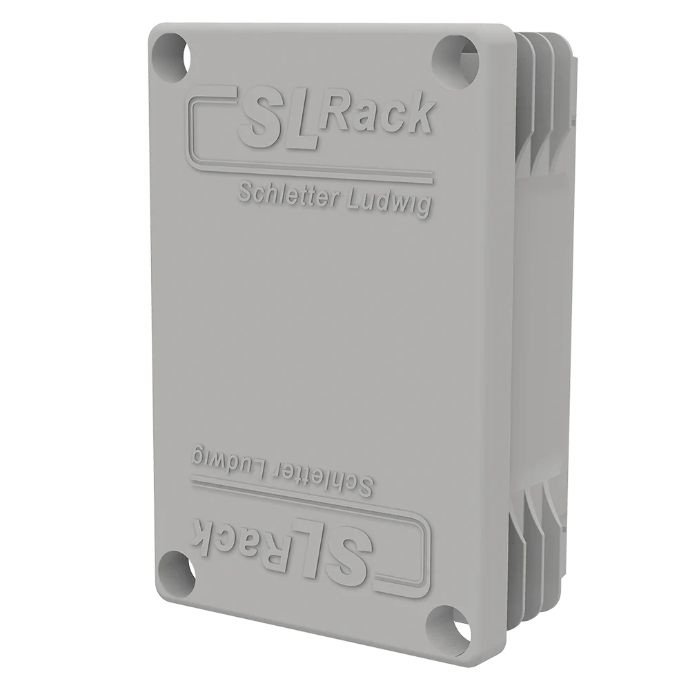 SL Rack plastmasas gala vāciņš RAIL 60 pelēks — skats 1