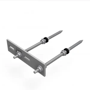 Schletter double corrugated-roof fixing set 12x300 — view 1
